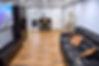 Basement Living Area with Full Bathroom